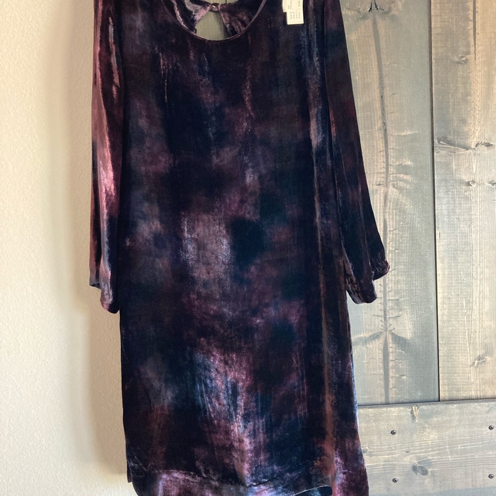 ***SOLD***Velvet Multicolor Gypsy 05 Shift Dress